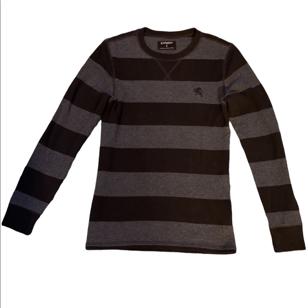 Express Mens Long Sleeve Knit Top, XS